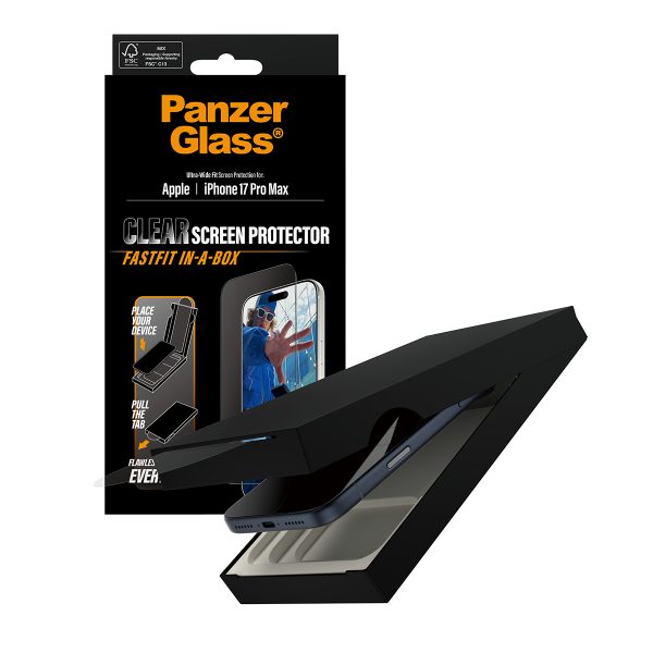 pg49876_05 PanzerGlass® Screen Protector iPhone 17 Series | Ultra-Wide Fit w. FASTFIT IN-A-BOX